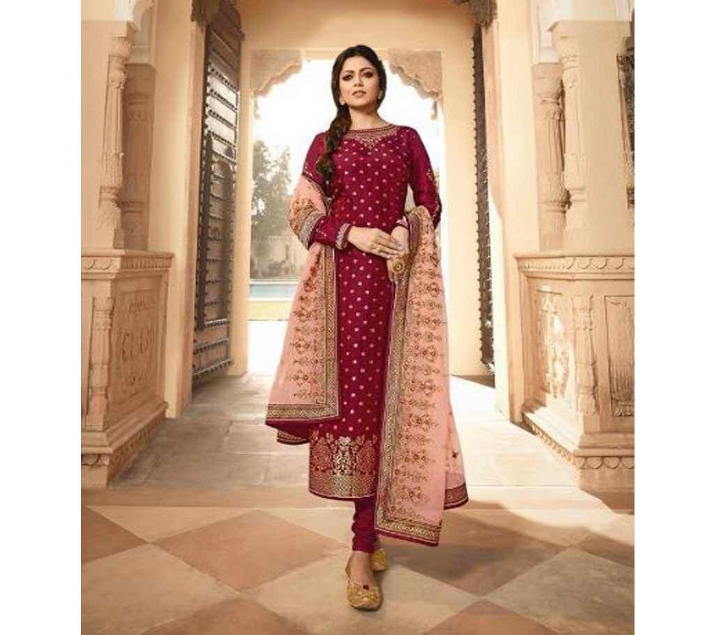 Lt Fabrics Nitya Vol 137 Salwar Suit (ROYAL MAROON)
