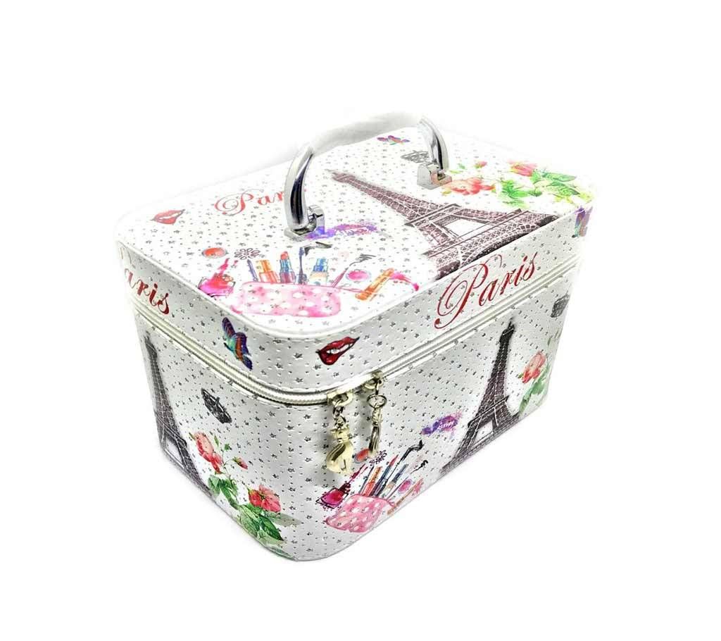 Jewelry Box and Cosmetic Organizer, Paris Theme, Set of 3 Boxes