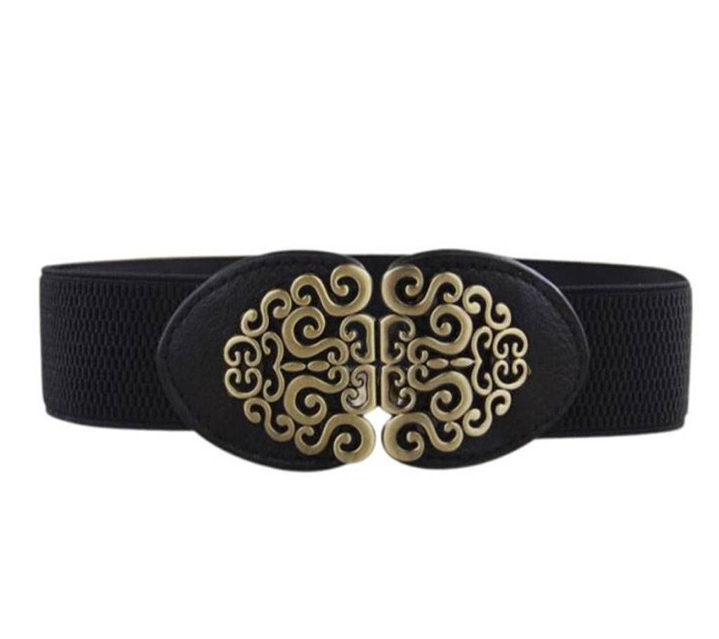 Lady fashion brief Vintage wide elastic waist belt