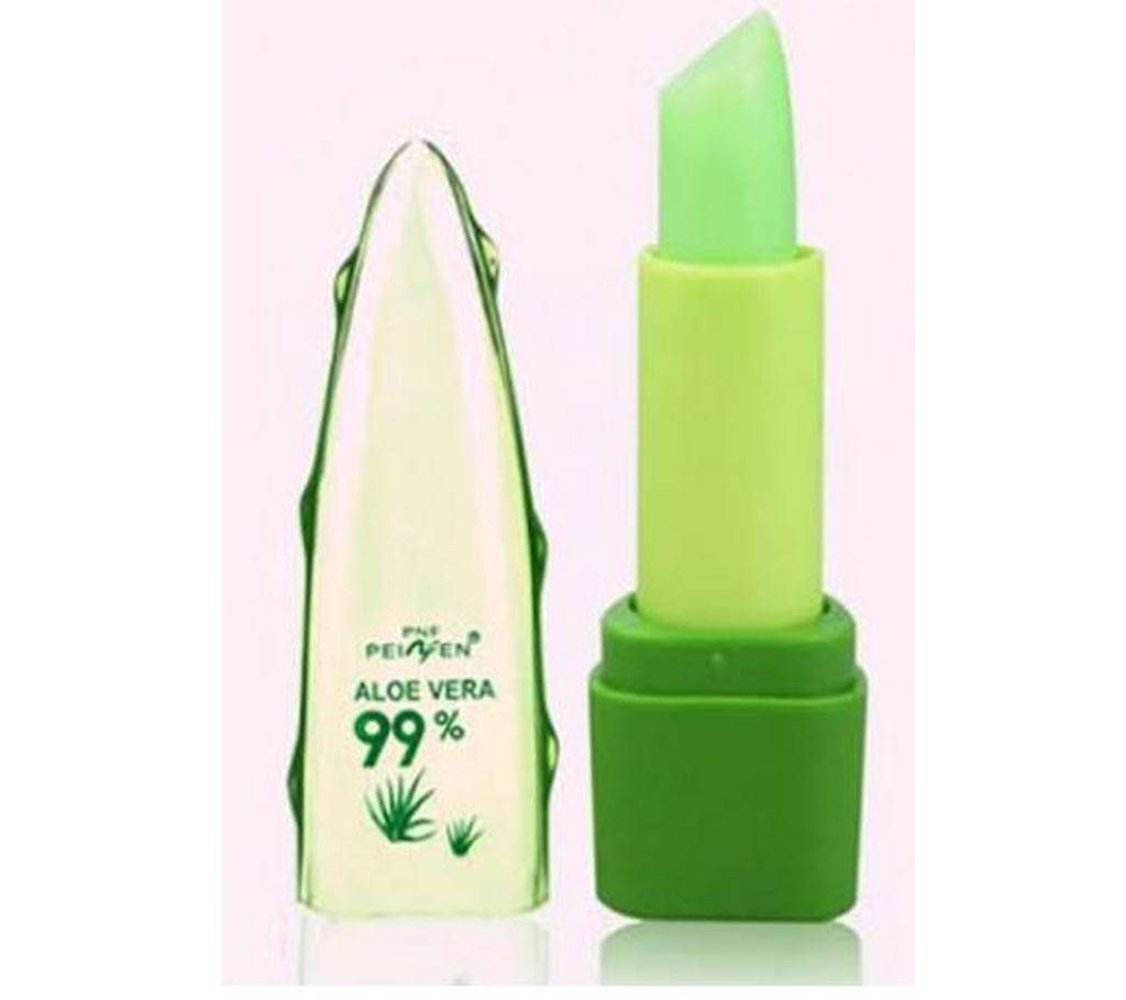 99% Aloe Vera Essence Lips Moistourizer Color Change Lipstick Long Lasting Lips Balm 3.5g China