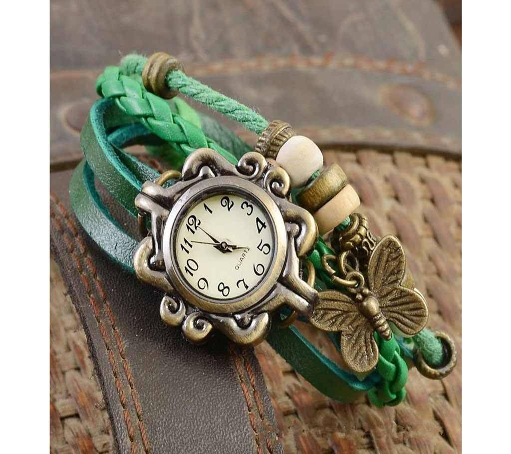 Bracelate Shaped Womens Wrist Watch 