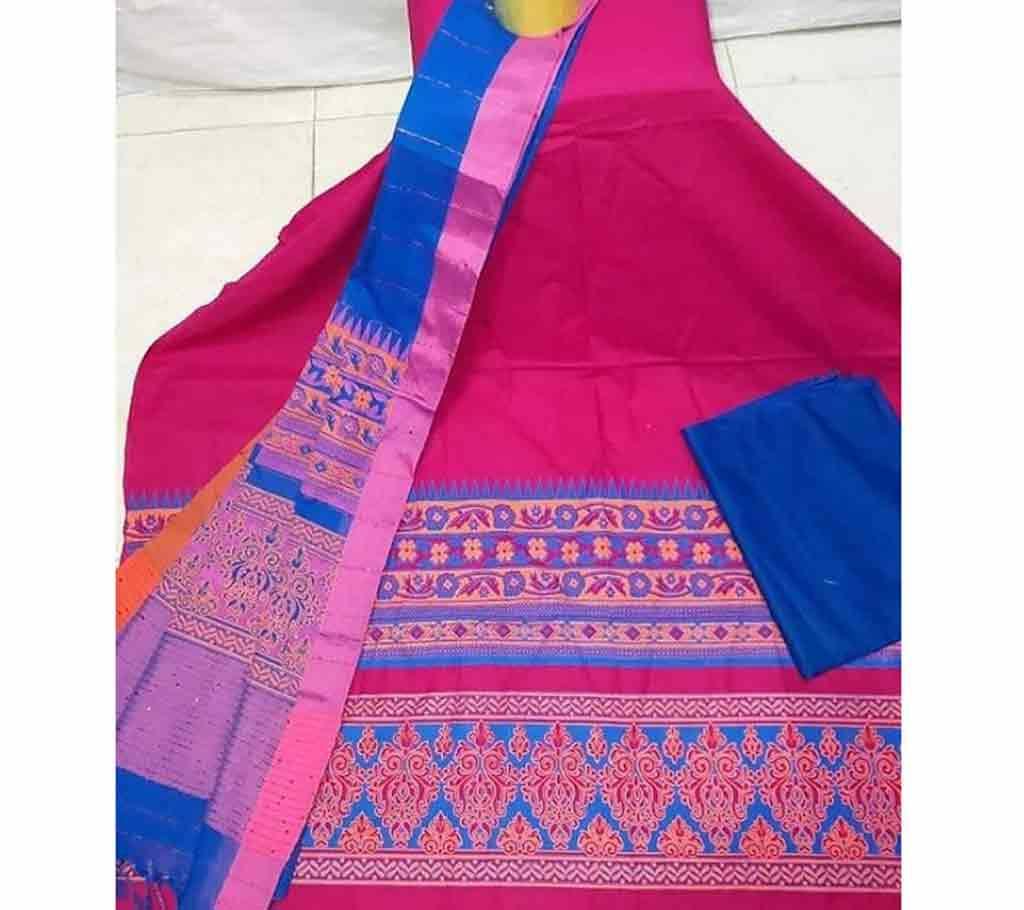 Handloom Tat Skin Print Cotton Shalwar Kameez For women [3pcs]-30