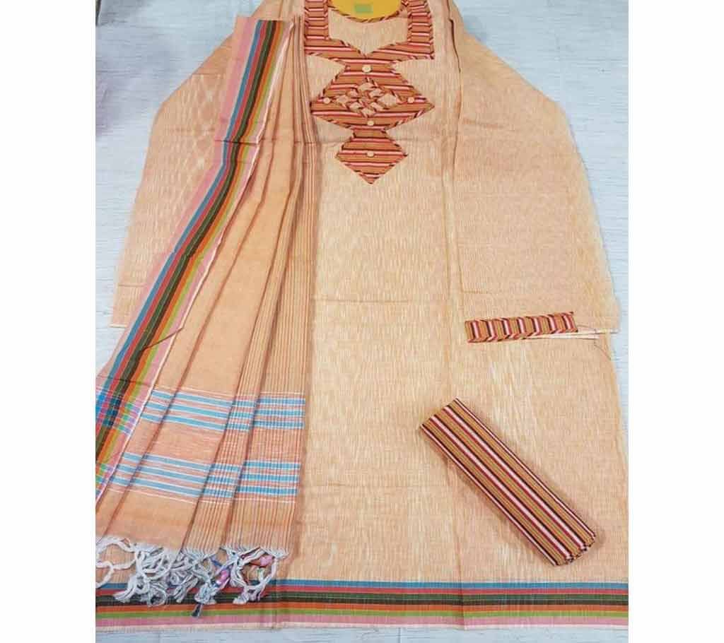 Jamdhani Cotton with Design Shalwer Kameez for Women-12