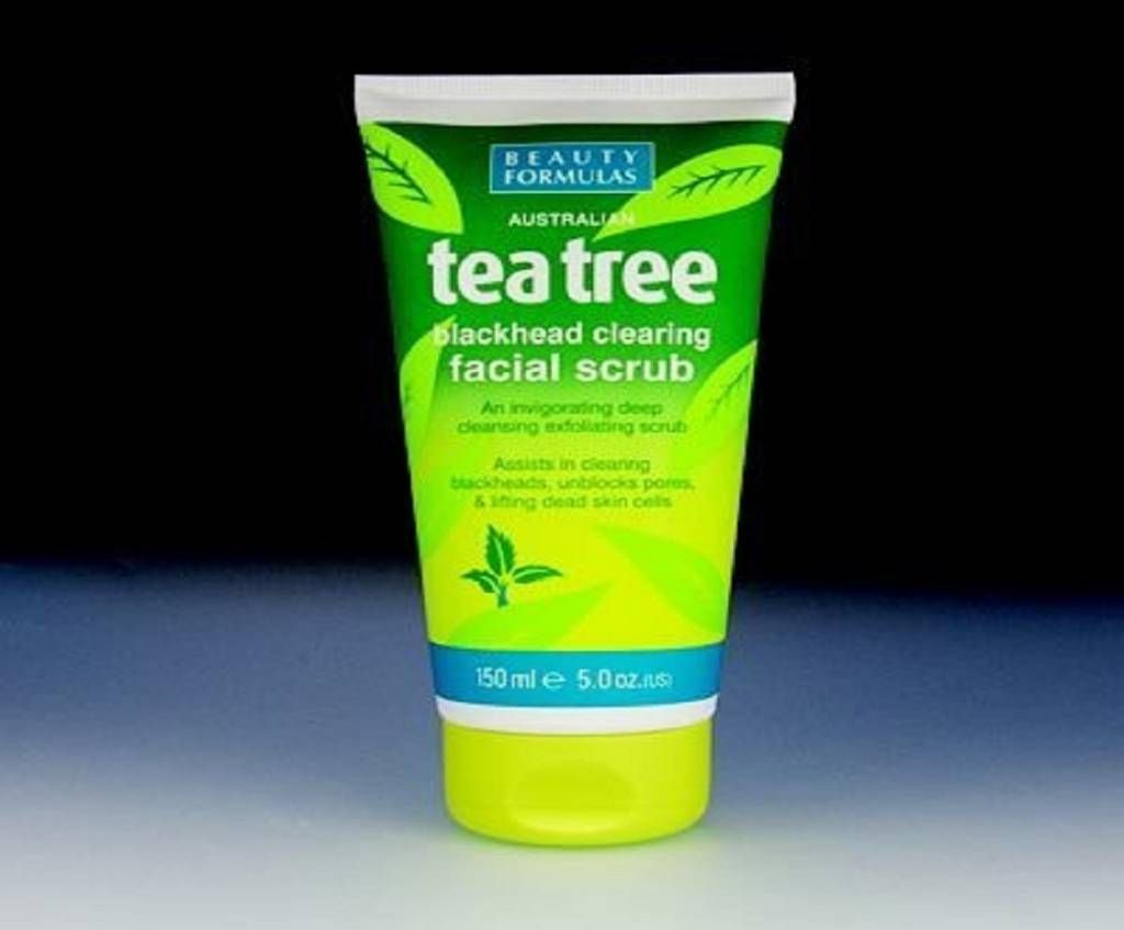 Beauty Formulas Tea Tree Blackhead Cleansing facial scrub
