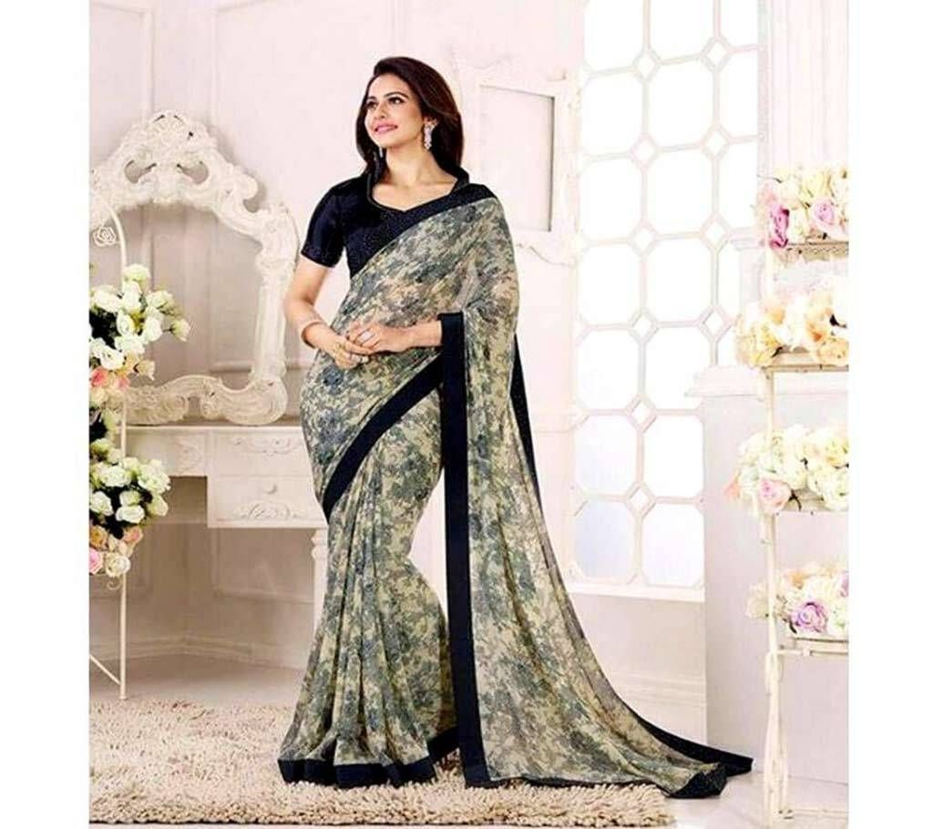 VINAY Indian Georgette Shari