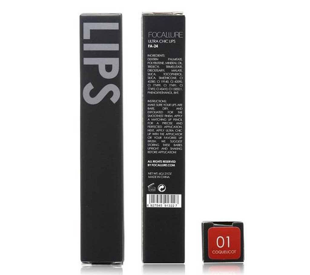 Focallure Ultra Chic Lip Gloss Liquid Lipstick
