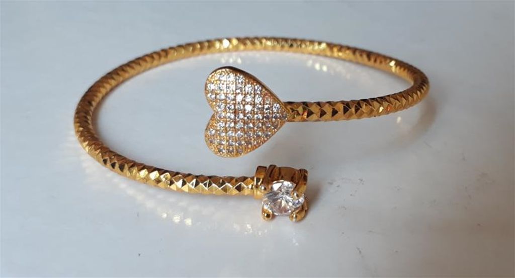 Heart Shaped Bangle