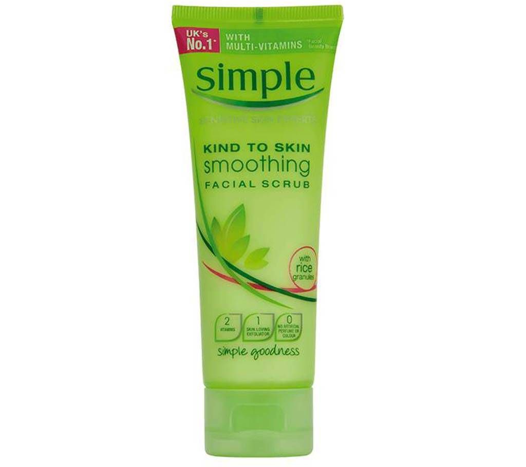 Simple Smooth Facial Scrub - UK