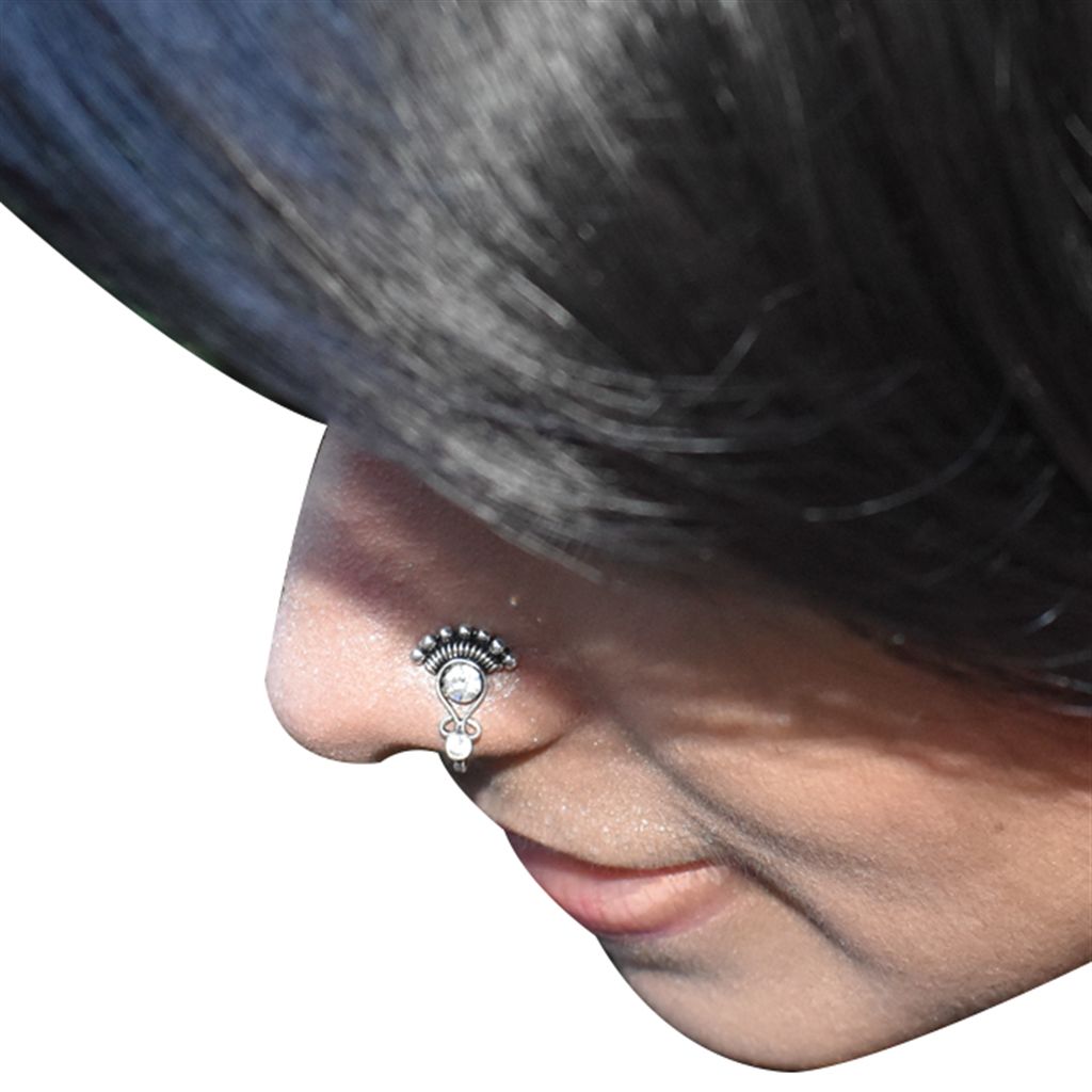 Indian Antique Nose Pin For Ladies