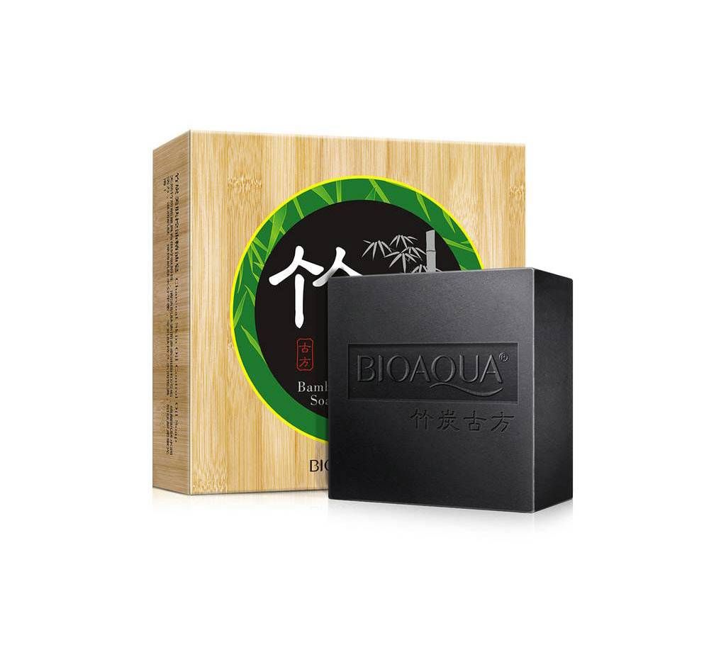 BIOAQUA Bamboo Charcoal Essential Oil Facial Soap 100g - Korea