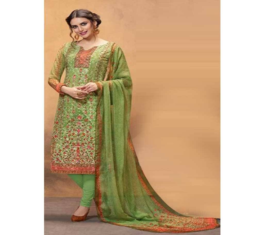 SEMI-STITCHED INDIAN Three Piece HANSA NEW VOL 