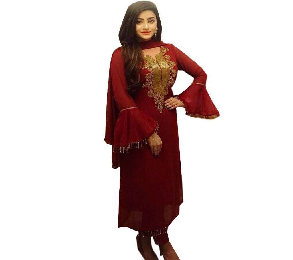 Unstitched Georgette Salwar kamiz (replica)