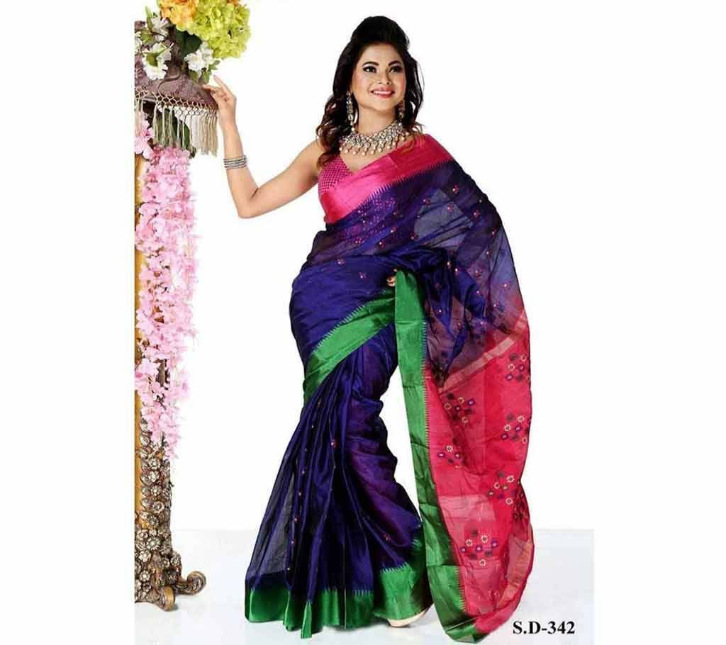 Half Silk Tangail Handloom Saree