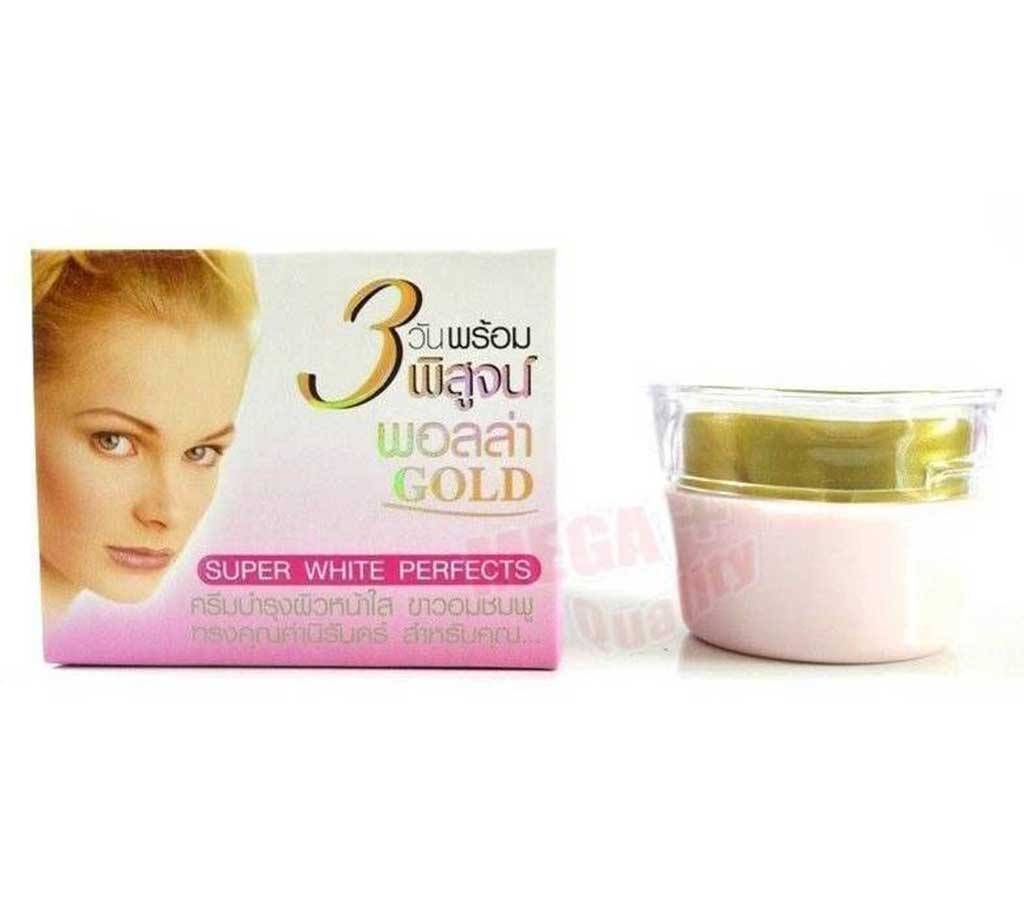 GOLD Whitening Cream SUPER WHITE PERFECT 10g Thailand