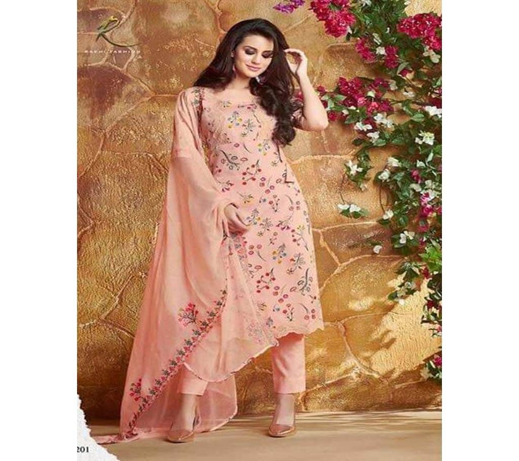 Un stitched Indian salwar kameez 