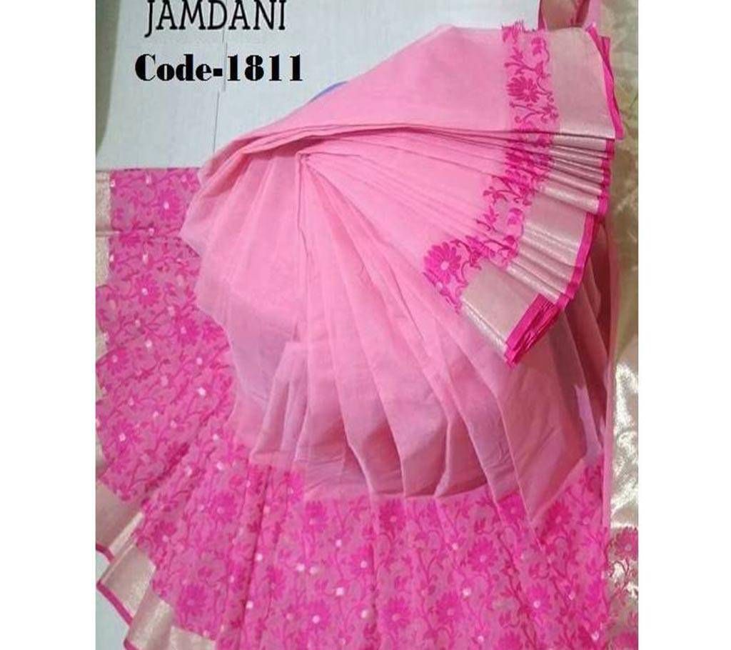 Half Silk Jamdani Work shari
