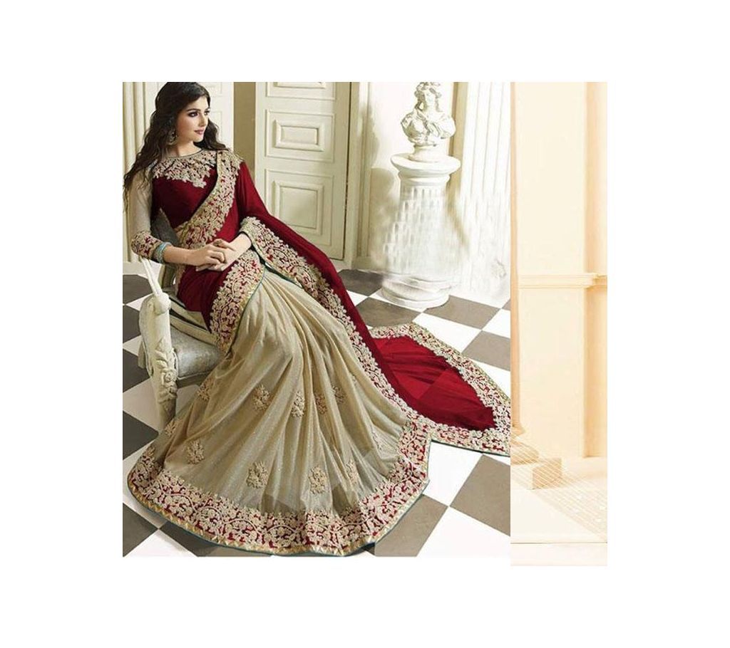 Indian Embroidery party saree