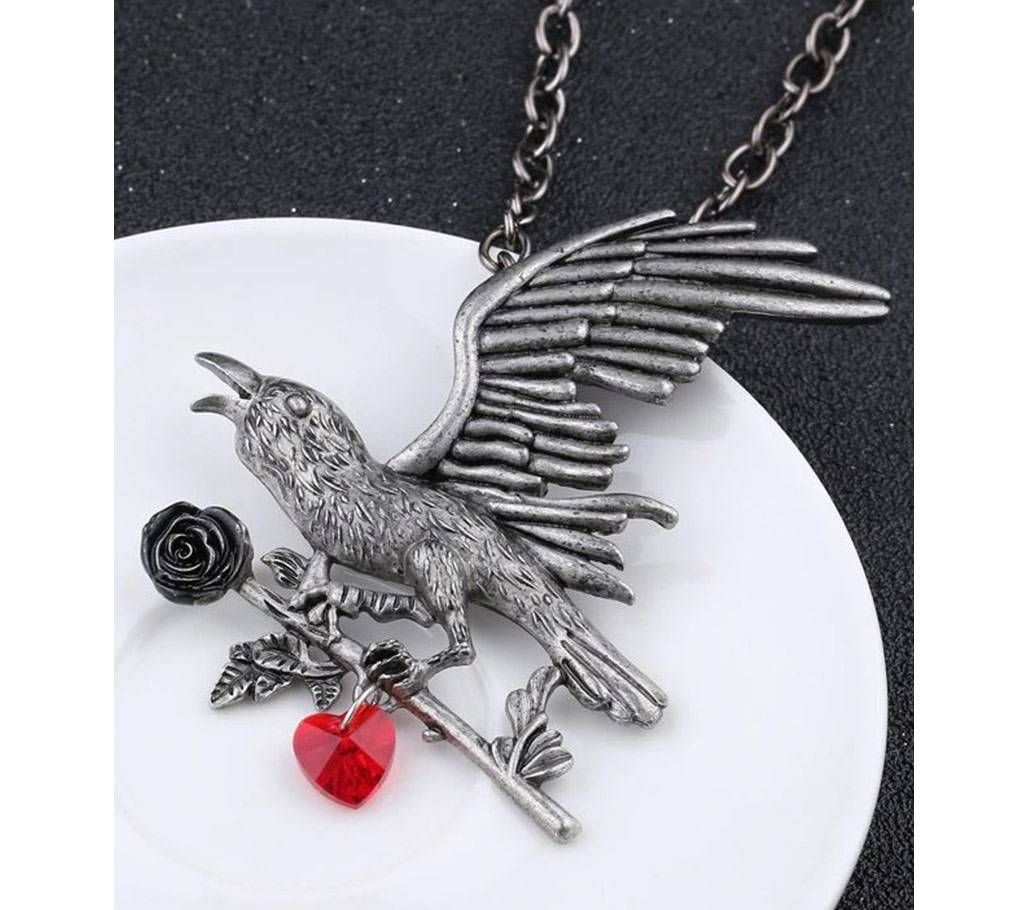 Vintage Crow Pendant