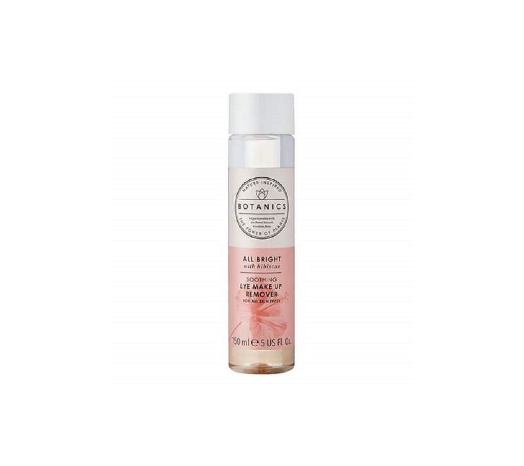BOOTS BOTANIC ALL BRIGHT EYE MAKEUP REMOVER  150 ml