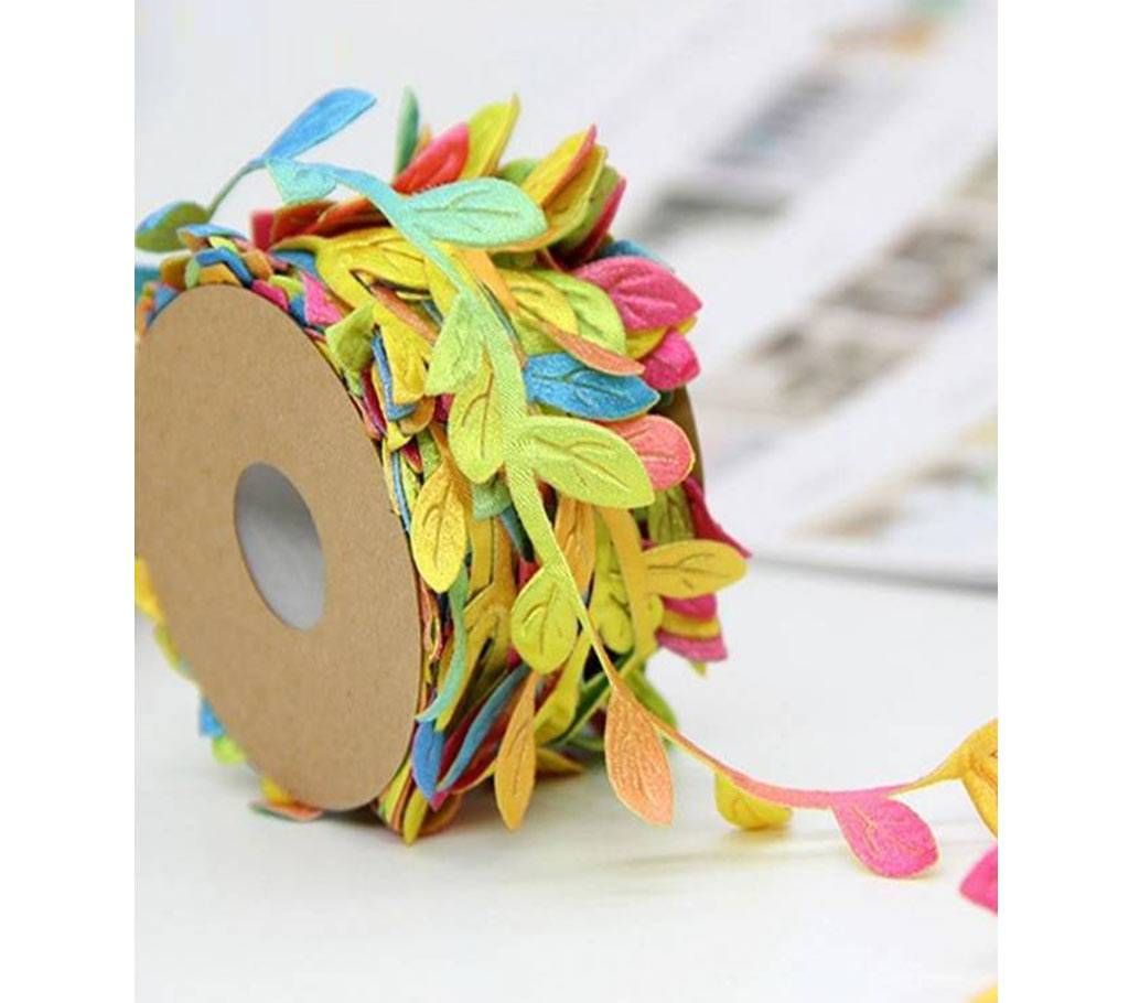 Cloth silk colorful flower