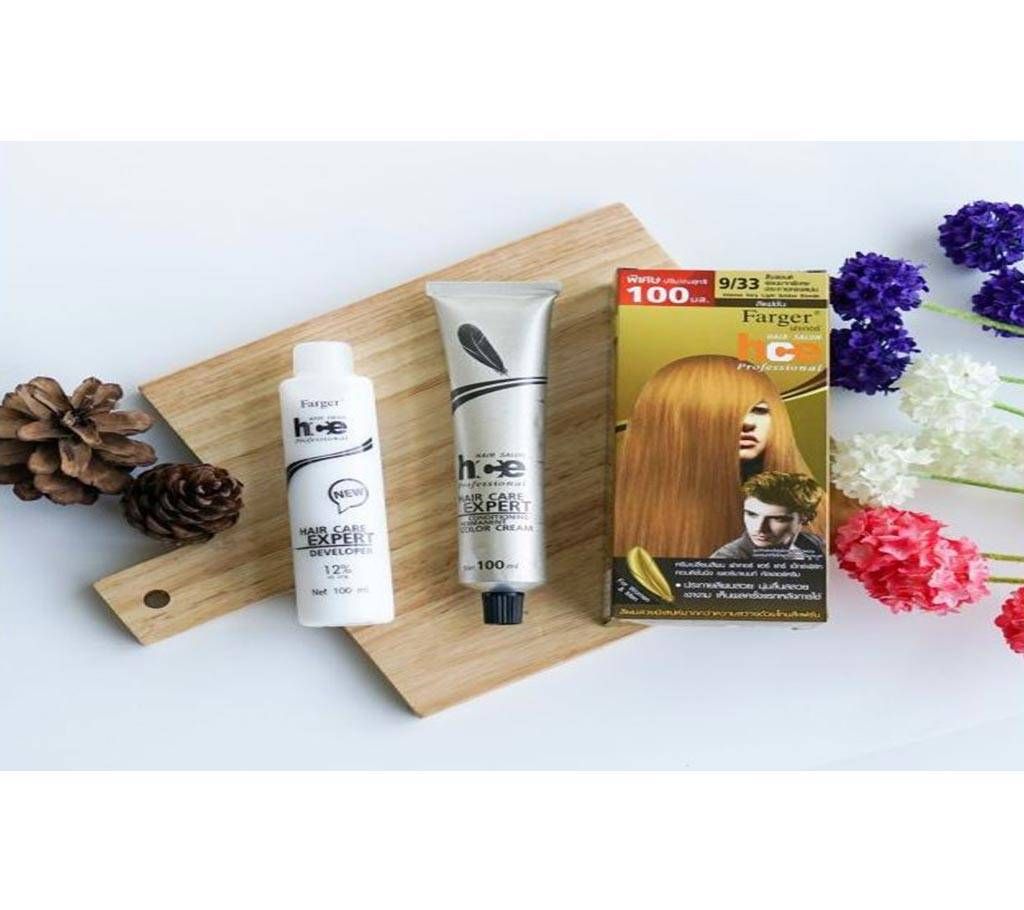 HAIR COLOR_ GOLDEN 9/33  Intense Very Light Golden Blonde thailand
