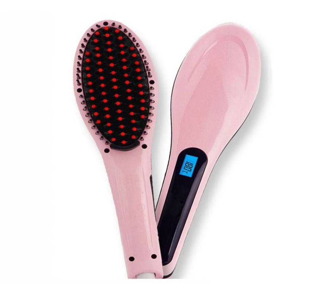 Hair straightner/hair comb/hair brush - Pink