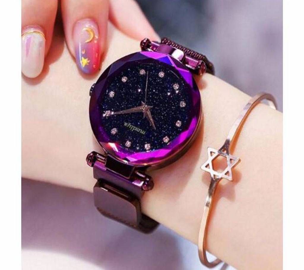 Starry Sky Magnetic Female Wristwatch