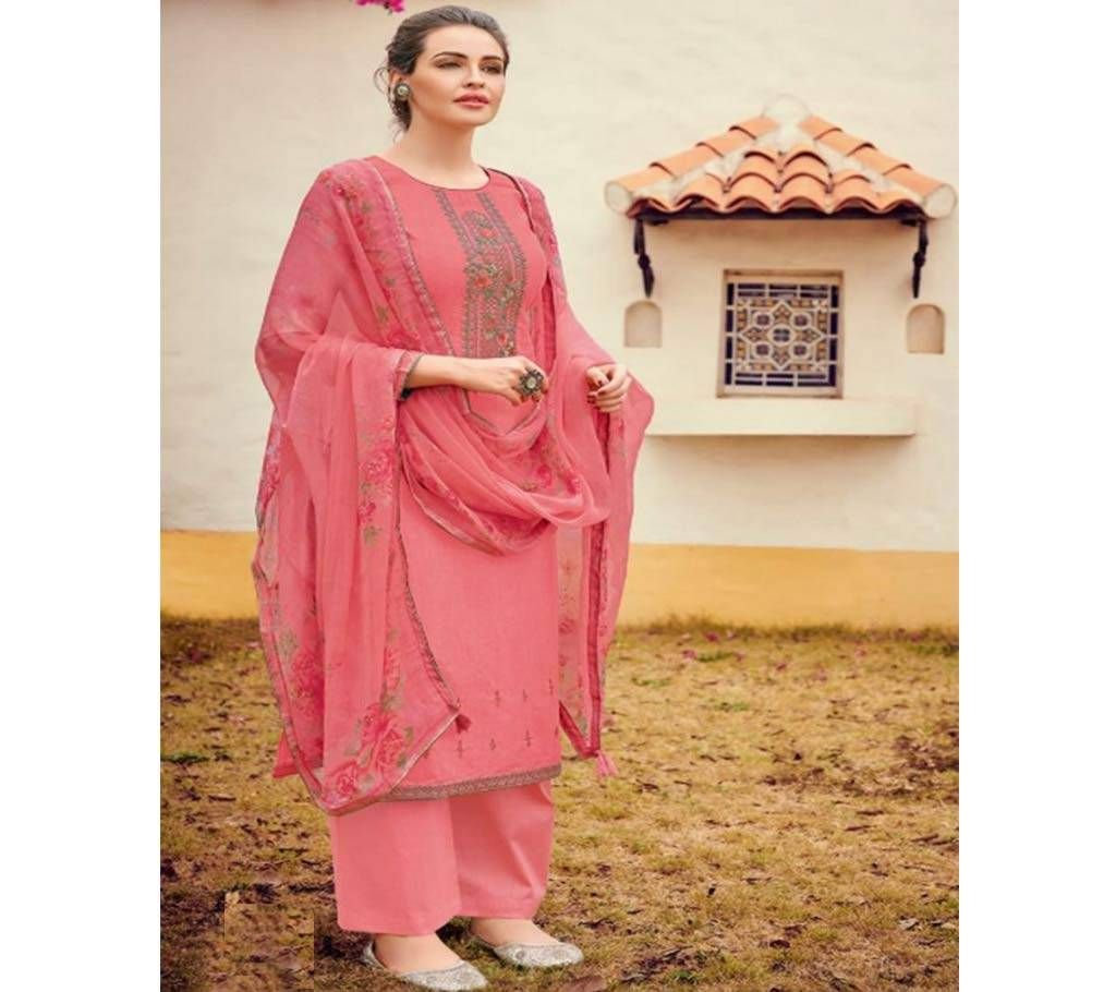Varsha Malabar Unstitched Cotton Three Piece (Copy)