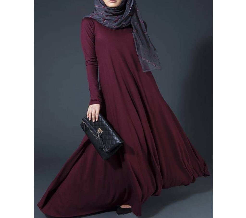 Maroon Alex  Borka For Woman