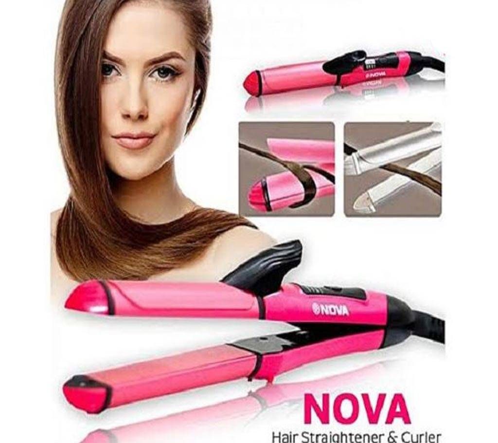 2 In 1 Hair Curler And Hair Straightener