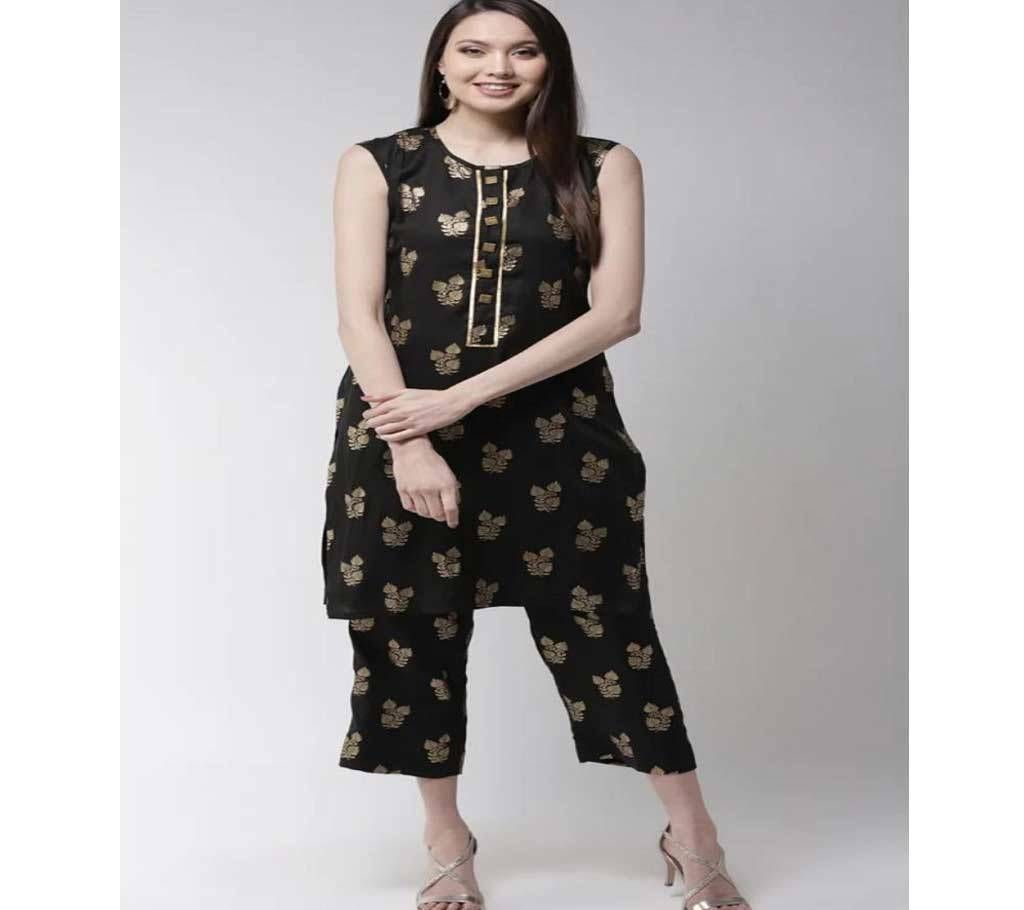 Latest Block Printed Salwar Kameez for Women fs-63-2Pcs 
