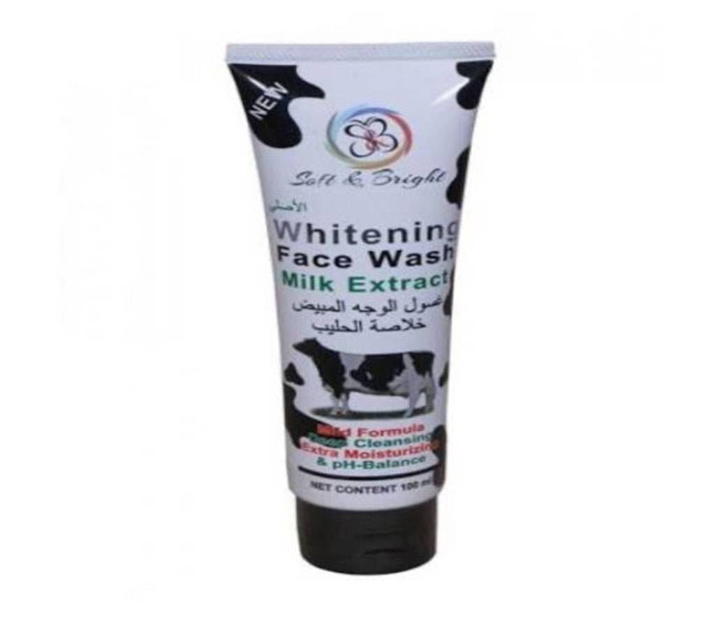 Milk Extract Whitening Facewash-100ml-Thailand 