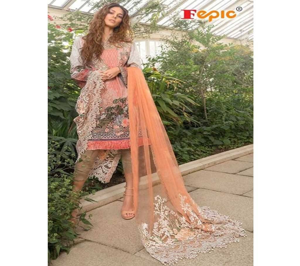 Unstitched Fepic Rosemeen Cross Lawn - 43007 - ASI