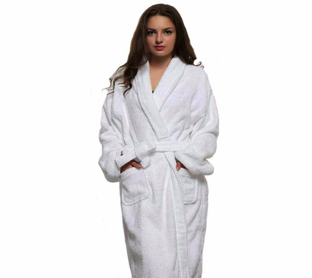 White Bathrobe