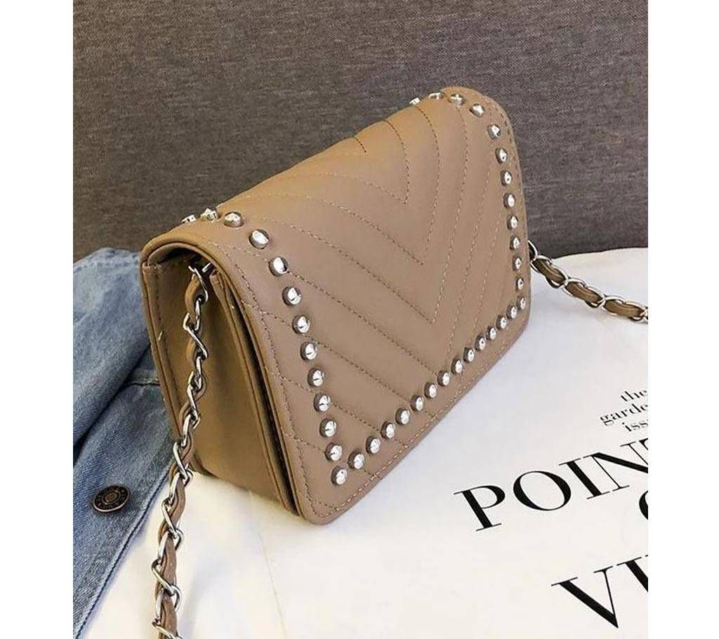 Ladies Handbag with Stone