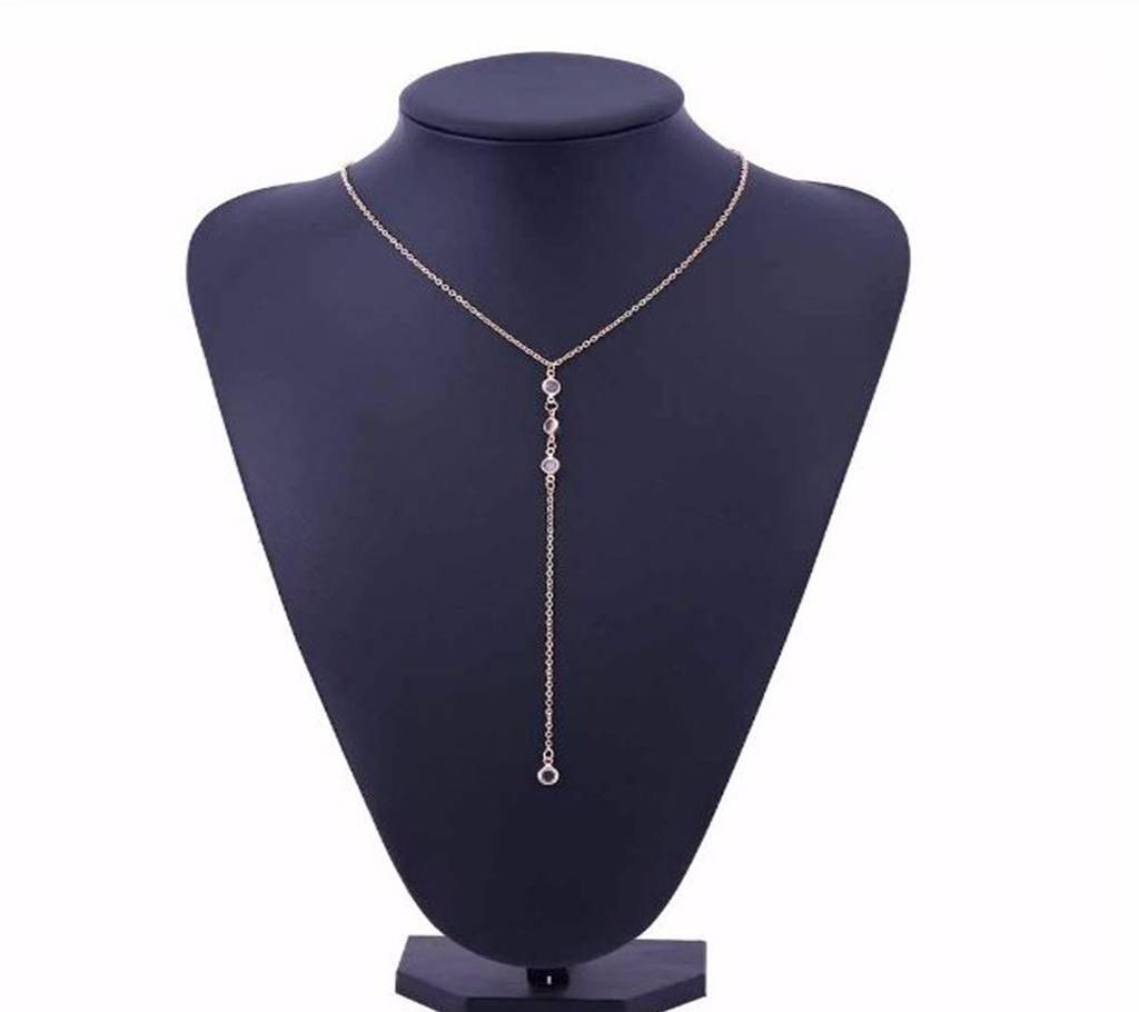 New Long Transparent crystal Necklaces For Women