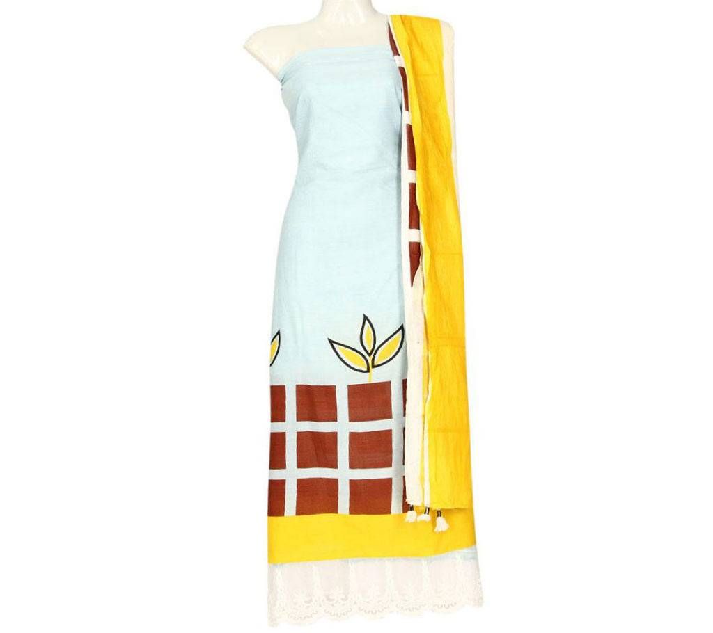 Unstiched Skin Print Three Piece   .NEW PRODUCT AND 100% ORIGINAL COTTON PRODUCT.