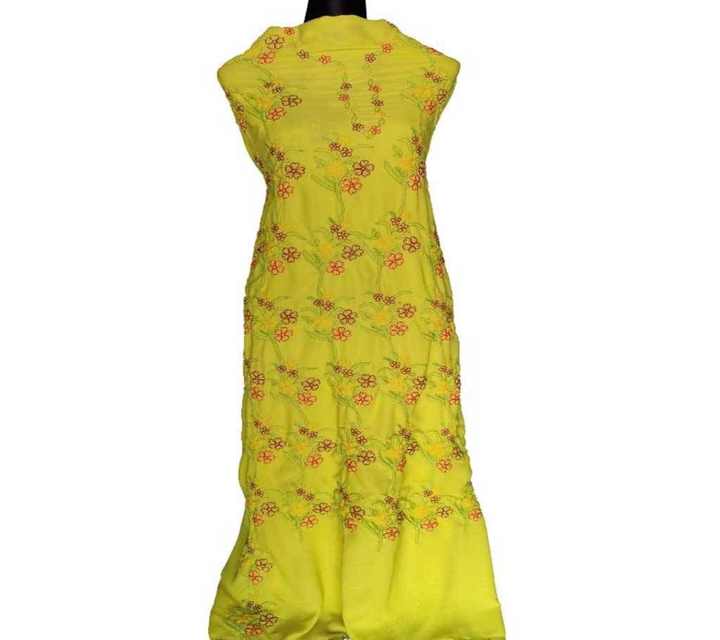 Unstitched Hand Embroidery Dress- Product Code 109