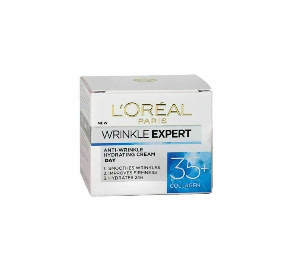 LOreal Paris Wrinkle Expert Anti-Wrinkle Hydrating Cream 35+ Collagen Day Pot