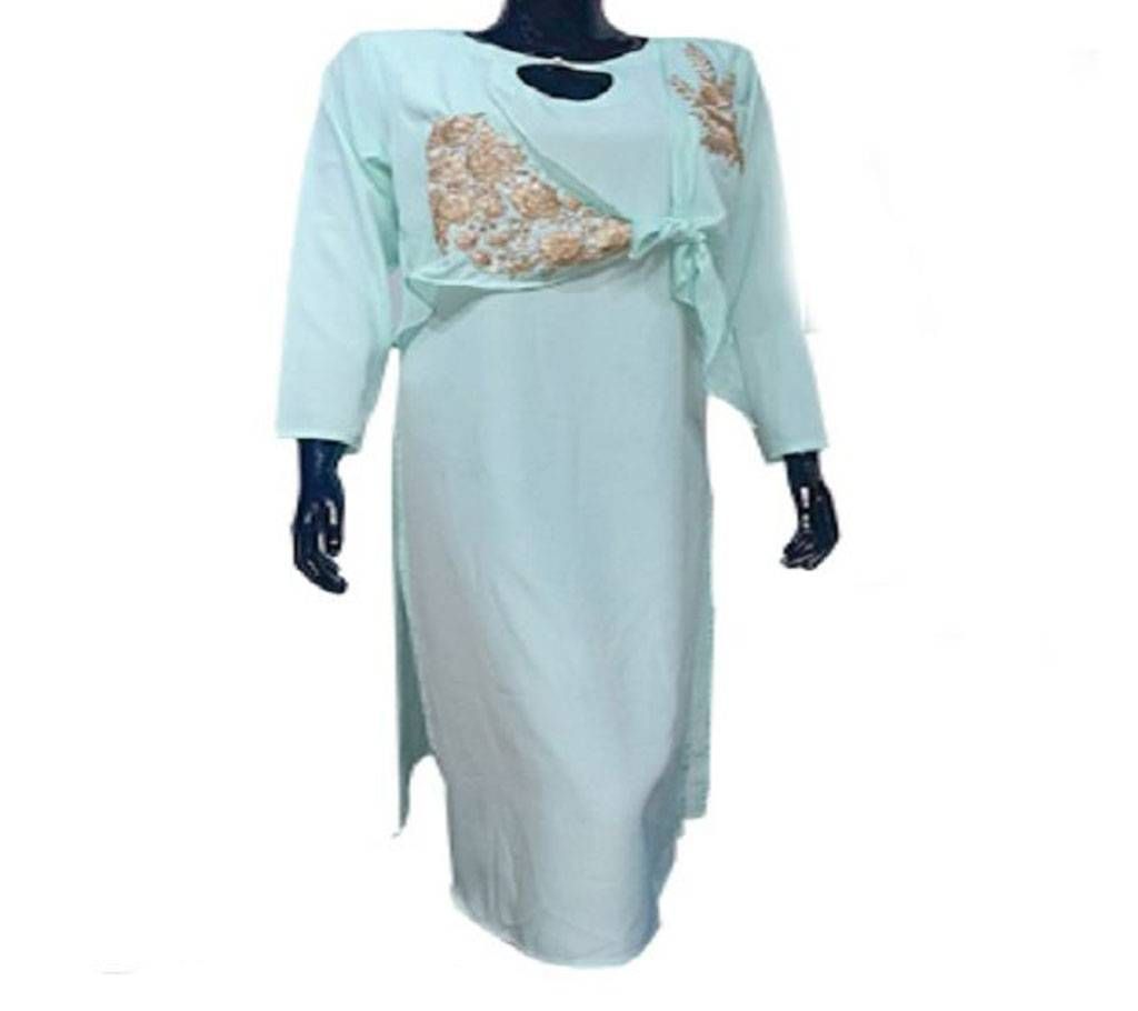 ECEV Attached Karchupi Koti Silk Kurti for Women