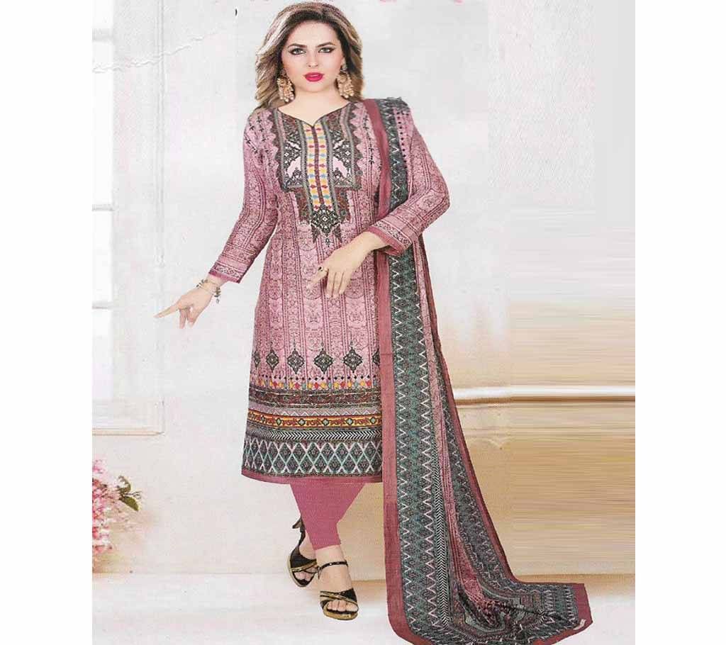 Unstiched Printed Cotton Three Piece24