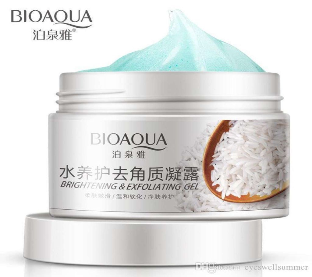 New BIOAQUA Rice Deep Exfoliator Gel Scrub Smooth Moisturizing Skin Care Whitening Face Cream anti Aging Repair Exfoliator Scrub