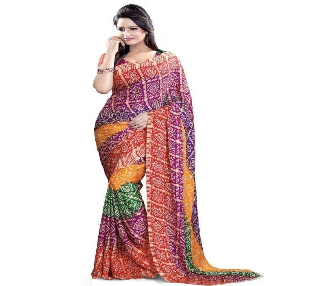 Indian Chundri Silk Saree  158  SGM1 With Blouse Pcs 