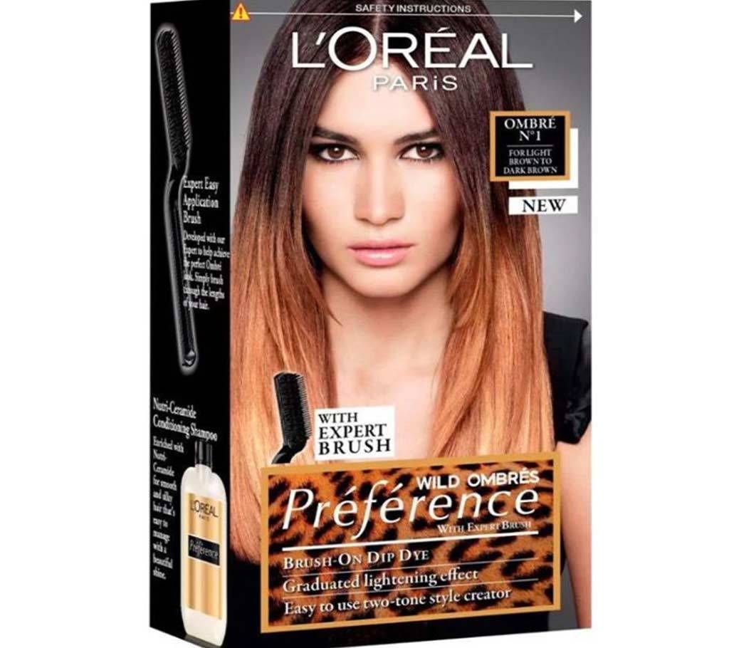  LOreal paris Wild Ombres Preference hair color-8.22oz-France