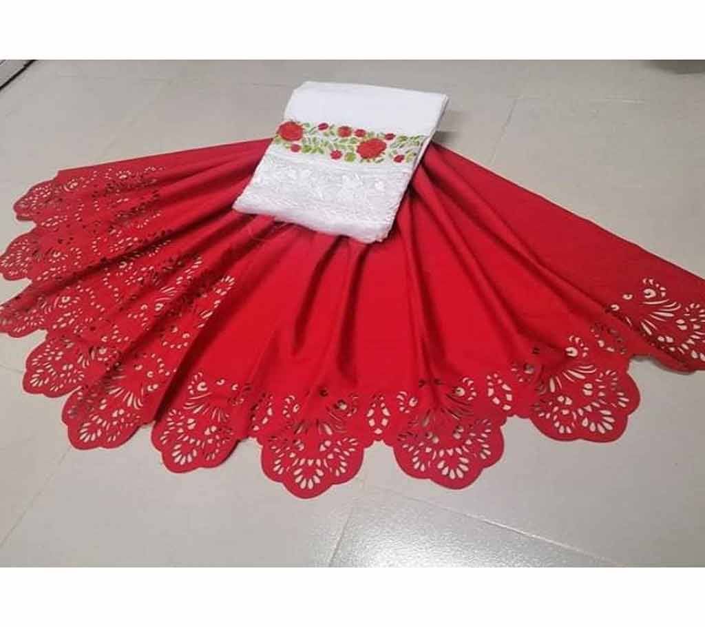 Unstitched PAKISTANI LASAR CUT TWO PIECE SALWAR KAMEEZ-13