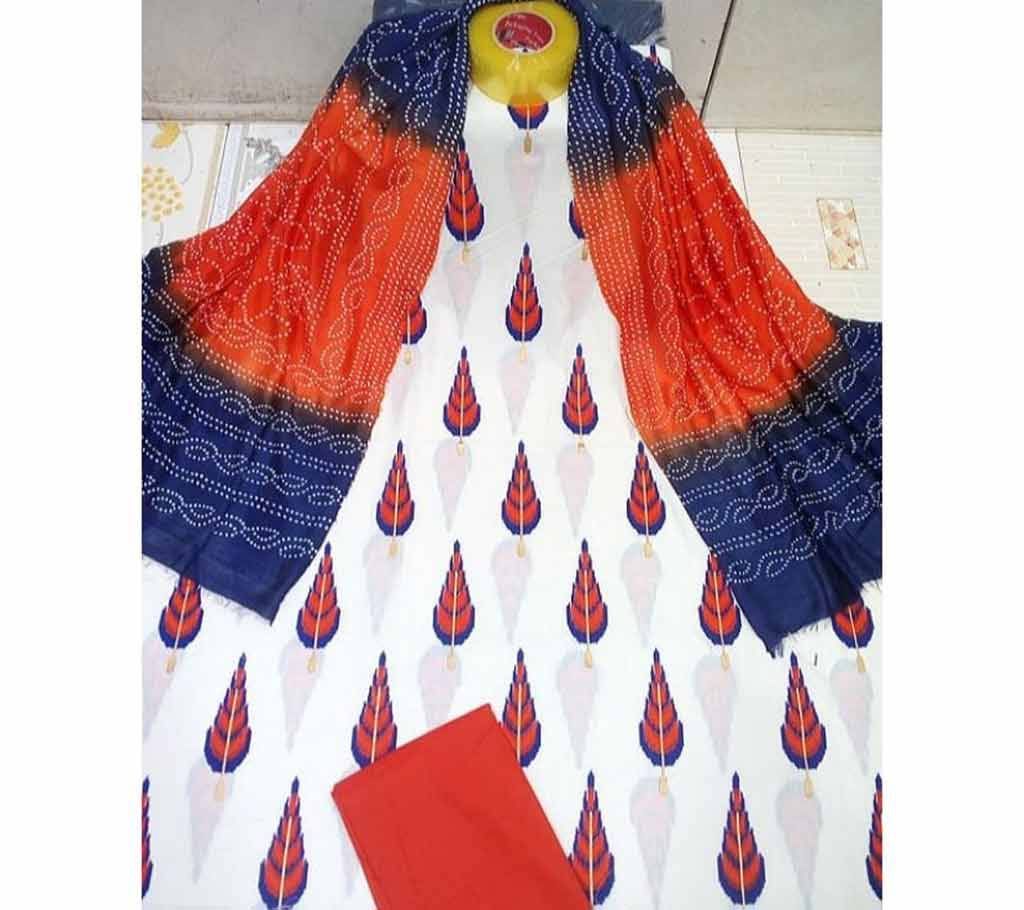 Joypuri Cotton Skin Printed Shalwer Kameez for Women-3