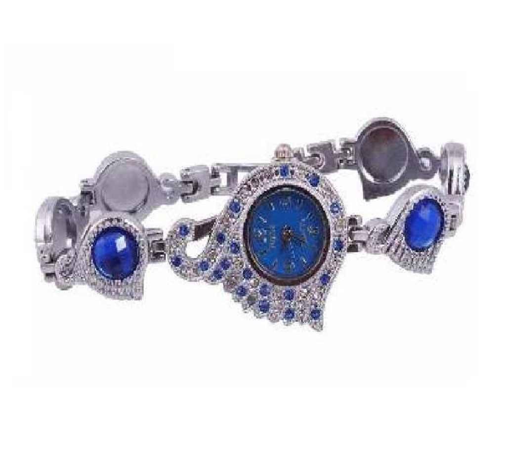 Peacock Pride shaped ladies wrist watch