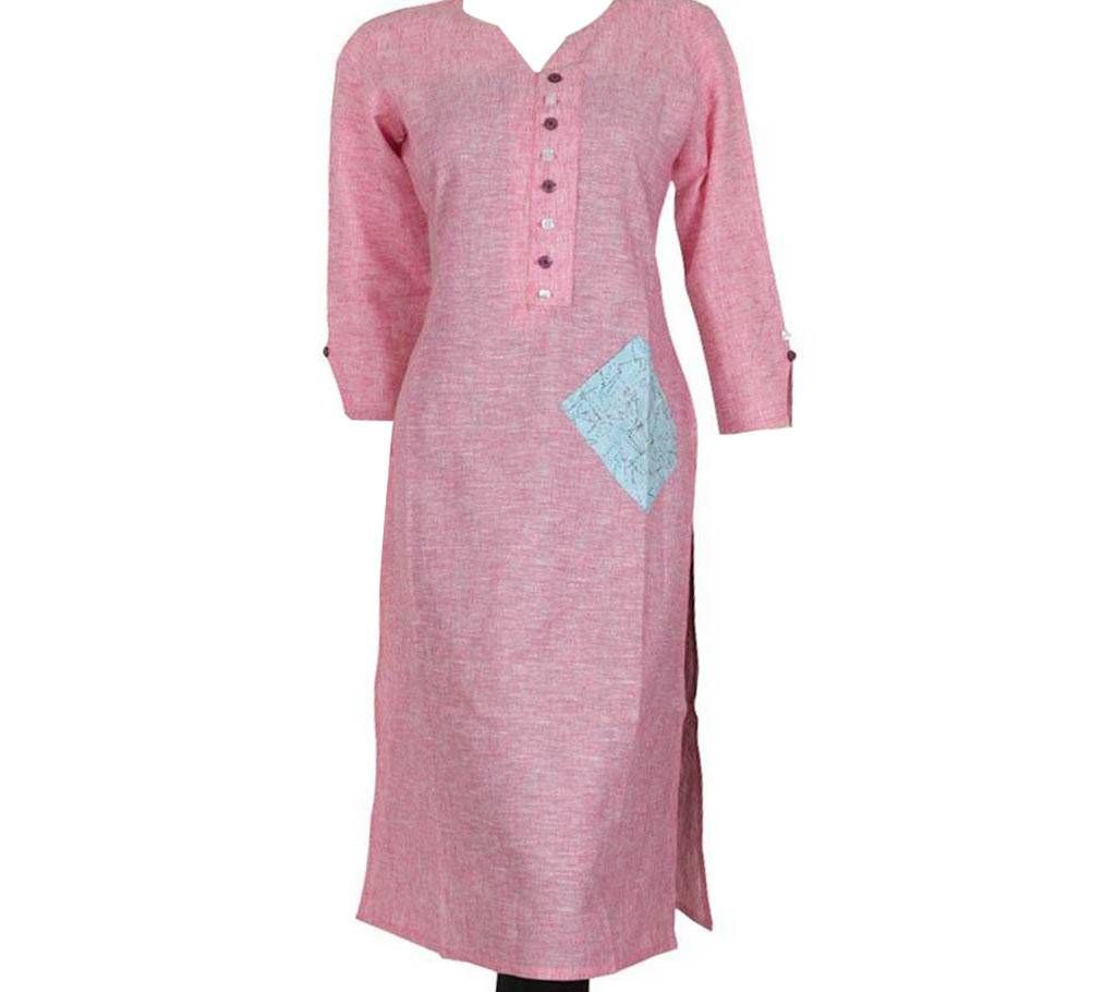 Ready made khadi single piece dress 