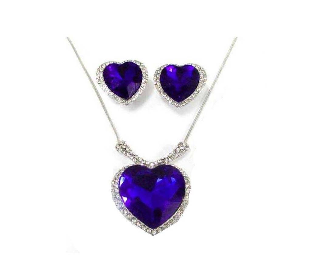 Titanic Heart Shaped Necklace & Finger Ring