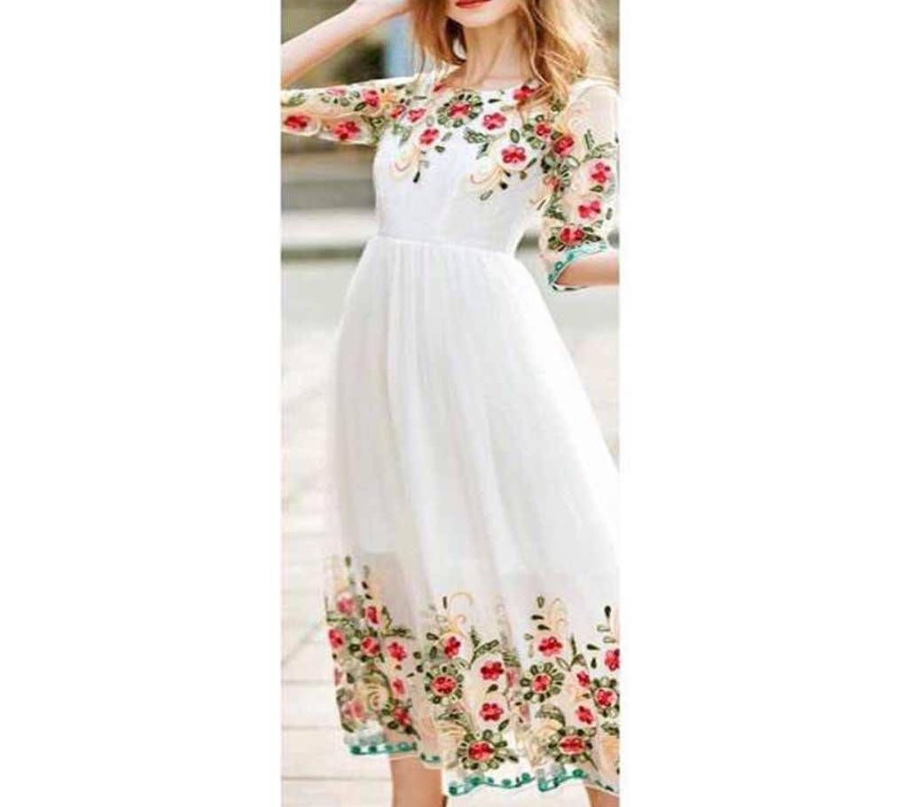 Semistitch white Gown (Copy)